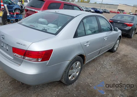 2008 Hyundai Sonata Gls z USA, uszkodzony, nr VIN 5NPET46C68H395290